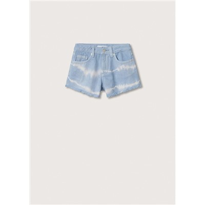 Short denim tie-dye -  Niña | MANGO OUTLET España