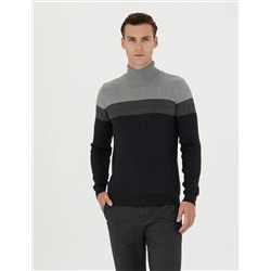 Anthracit Melanj Slim Fit Fishman Friendman Kintwear Свитер