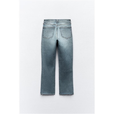 JEANS TRF CROPPED FLARE TIRO ALTO