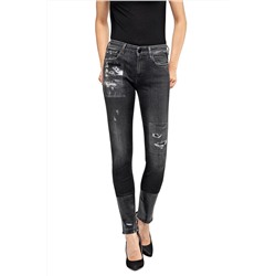 Vaquero skinny fit New Luz - Gris oscuro