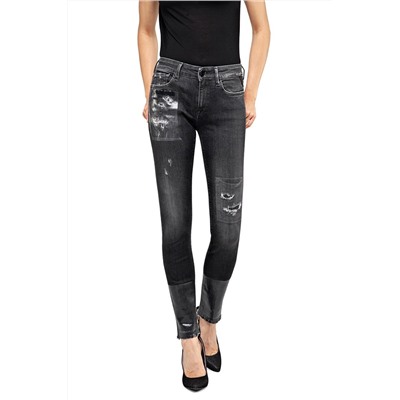 Vaquero skinny fit New Luz - Gris oscuro