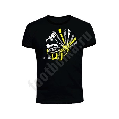 Футболка FREEdom "DJ in Action" светится в УФ