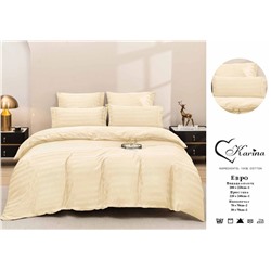 6 цветов Комплекты постельного белья  KARINA STRIPE SATIN Материал: Страйп-Сатин; Состав: 100% Cotton Плотность ткани: 130г/м²