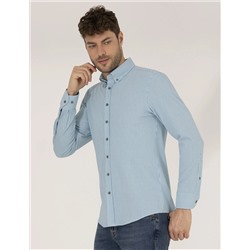 Aqua Slim Fit рубашка с длинным рукавом