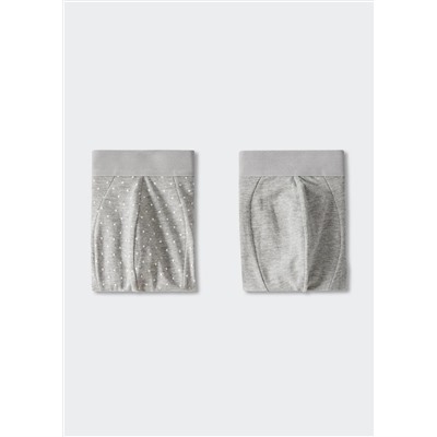 Pack 2 bóxers básicos -  Hombre | MANGO OUTLET España