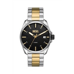 Reloj de cuarzo de acero - Plateado y dorado