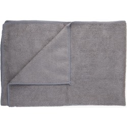Салфетка из микрофибры (без упаковки), цвет серый, 250г/м2, 70х80 см