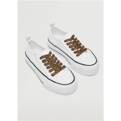 Deportivas plataforma cordones -  Niña | MANGO OUTLET España