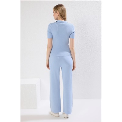 Blue Polo Yaka retli Kintwear Шесть-досрочный команда Twoss25au00075