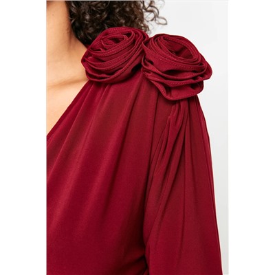 Bordeaux Rose Detail Cruve Burn Accessy Body TBBSS24AF00080