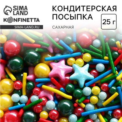 Кондитерская посыпка для куличей, 25 г.