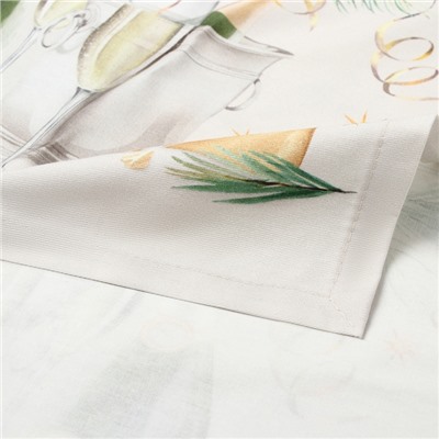 Дорожка на стол Этель Spruce mood 40×149 см, 100% хлопок, саржа 190 г/м², белая