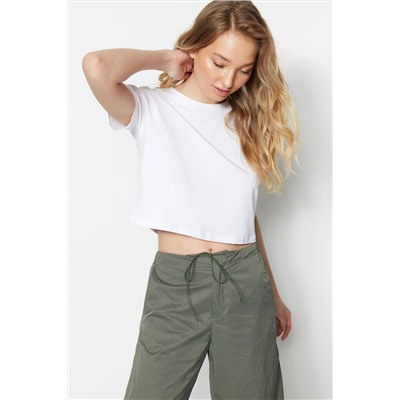Khaki-White 2 упаковка на 100 %хлопковая травма для велосипедной воротнички футболка Twoss20ts1480