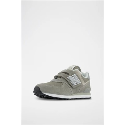 Zapatillas de piel 574 - Gris