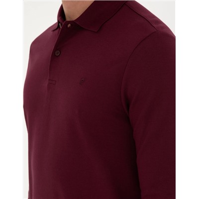 Bordeaux Slim Fit Basic Whothirt