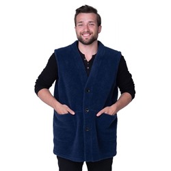 ЖИЛЕТ MEN VEST WOOL цвет Индиго XXXL