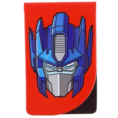 Магнитные закладки для книг, 4 шт. на открытке «Самому крутому!», Transformers