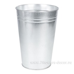 Вазон цинковый без ручек "Classic", 7 л, D 21.2  х  H 29 см