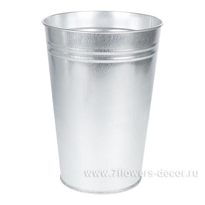 Вазон цинковый без ручек "Classic", 7 л, D 21.2  х  H 29 см