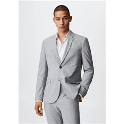 Americana traje super slim fit cuadros -  Hombre | MANGO OUTLET España