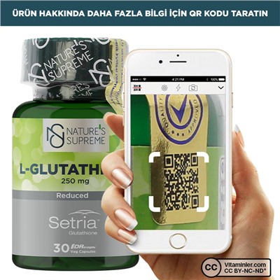 Nature's Supreme L-глутатион 250 мг 30 капсул