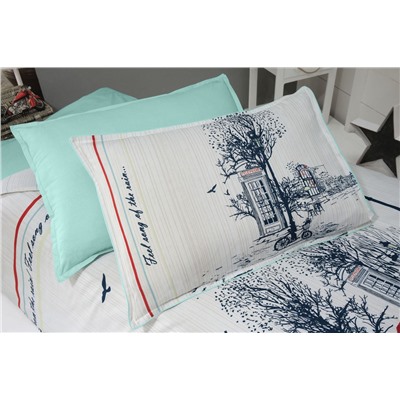 Постельное белье Sarevпоплин евро N218 OLD CITY FANCY v1