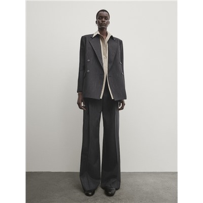 Pantalón raya diplomática wide leg