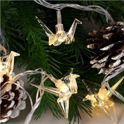 Гирлянда 6 м 20 LED Оригами / NEW2 /уп 100/