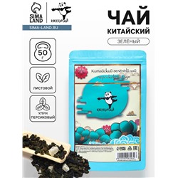 Чай зелёный китайский листовой «Улун персиковый», 50 г