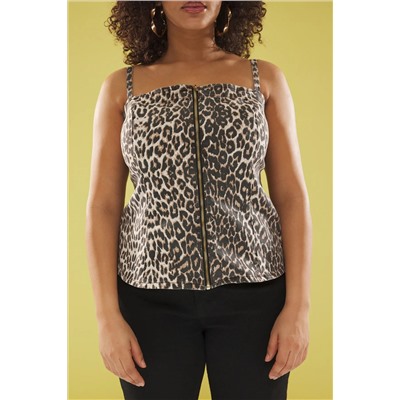 Коричневая джинсовая джинсовая джинсовая ткань Blouse TBBSS25AF00008