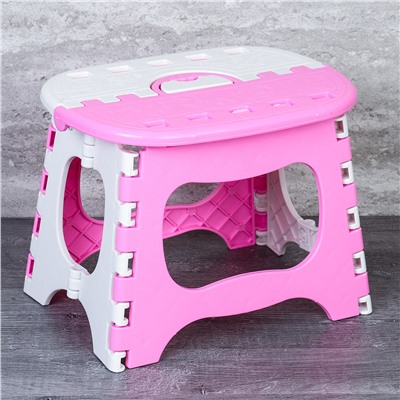 Табуретка складная 25x19x20 см / K0039-1 /уп 50/микс/ОРР