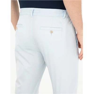 Blue Slim Fit Canvas Брюки