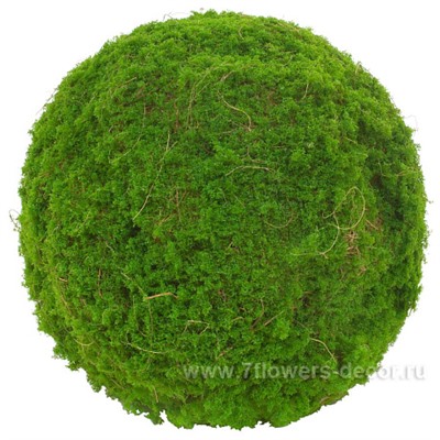 Шар из мха искусственный, D30 см