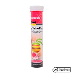 Energia Caffeine Plus 20 шипучих таблеток