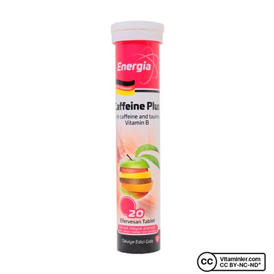 Energia Caffeine Plus 20 шипучих таблеток