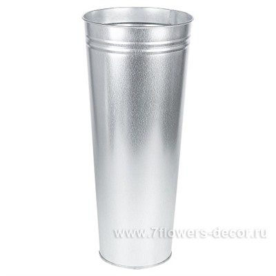 Вазон цинковый без ручек "Classic", 11 л, D 21.2  х  H 49 см