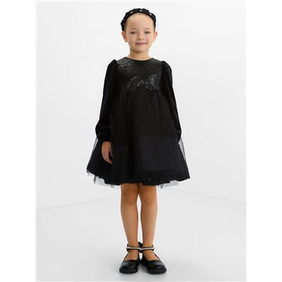 Платье детское нарядное KAFTAN рост 110, черный