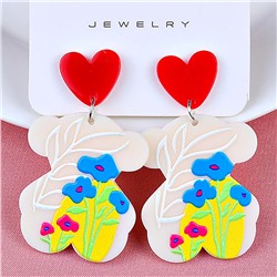 Серьги длинные на гвоздиках арт. 13 2626 (id 264725)