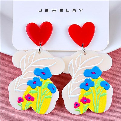 Серьги длинные на гвоздиках арт. 13 2626 (id 264725)