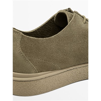 Zapato bordón serraje
