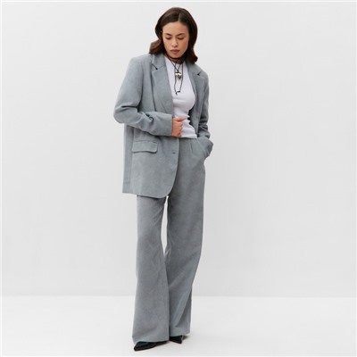 Пиджак женский MIST Velvet,р. L-XL серый