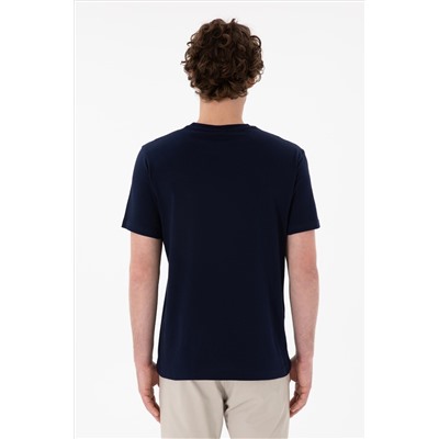 Мужская регулярная посадка на велосипеде Nece Navy Basic T -Fish Surprise Discount в корзине