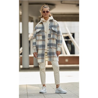 Рубашка утепл P322-0420 l.grey