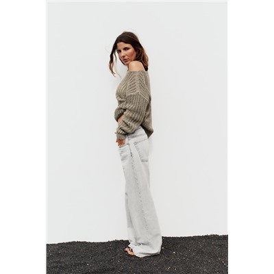 JEANS Z1975 WIDE LEG TIRO ALTO VUELTA BAJO