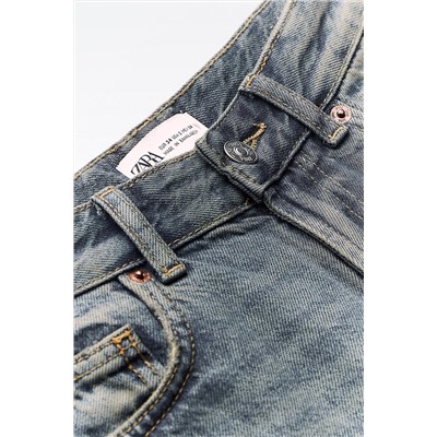 JEANS TRF WIDE LEG TIRO ALTO