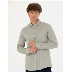 Haki Slim Fit рубашка с длинным рукавом