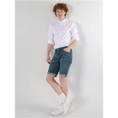 Slim Fit Рубашка шея плоская мужская белая рубашка с длинным рукавом