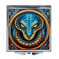 ZER2-1325 Складное зеркало квадратное Змея