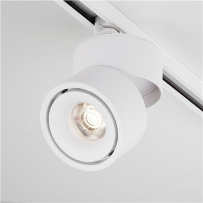 Нарушена упаковка.   Однофазный LED светильник 15W 4200К для трека Klips Elektrostandard  (a040437) Klips Белый 15W 4200K (LTB21) однофазный