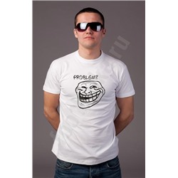 Футболка troll face "Problem?"